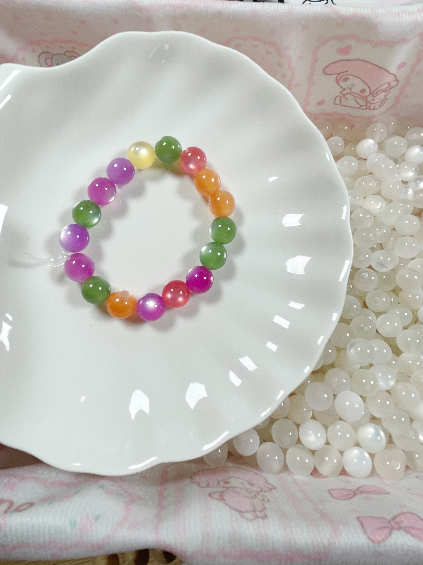 10 PCS 10mm Color-Changing Bead
